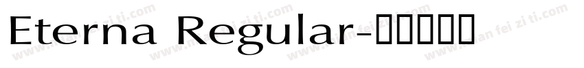 Eterna Regular字体转换
